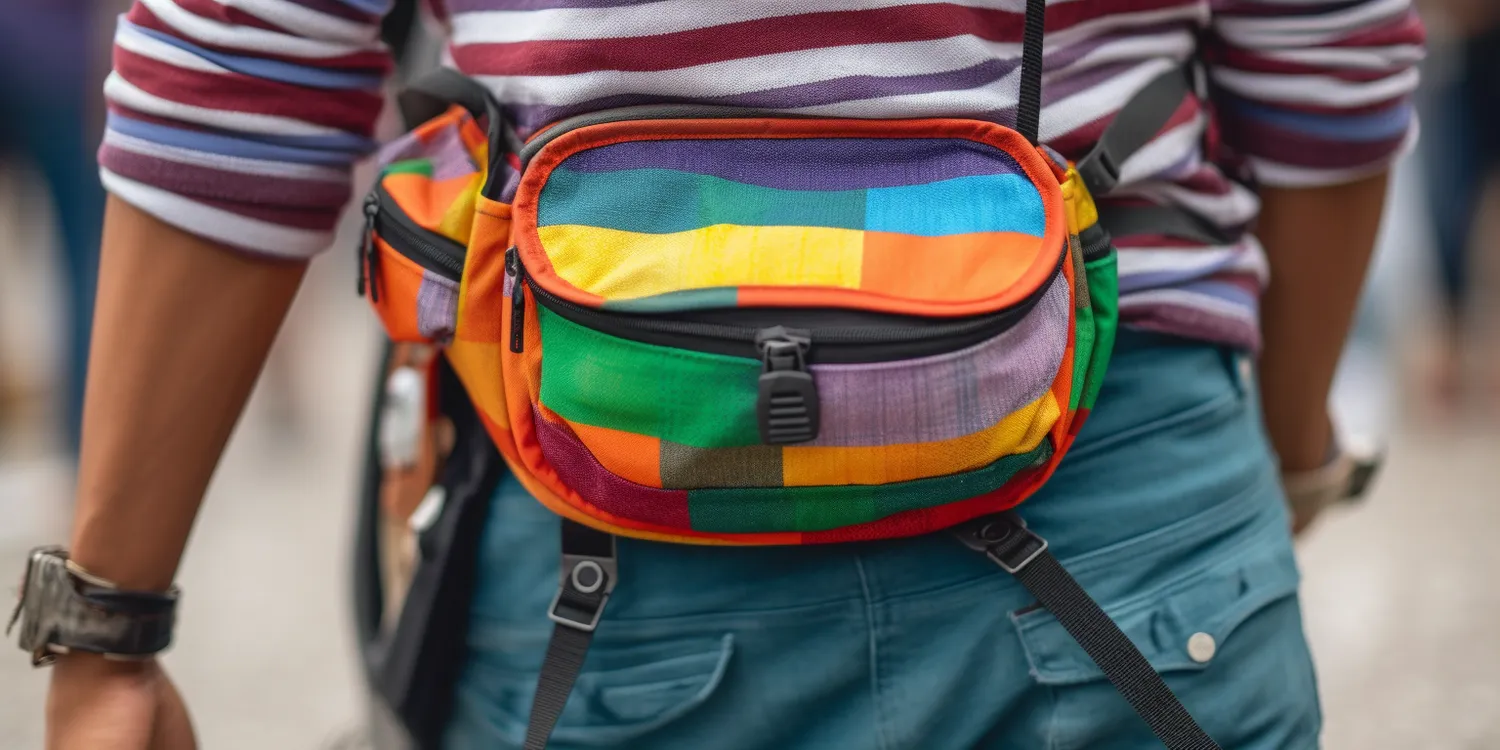 Torebka nerka na szerokim pasku