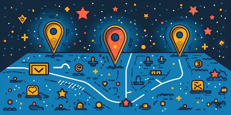 Jak dodać kilka pinezkę na Google Maps?