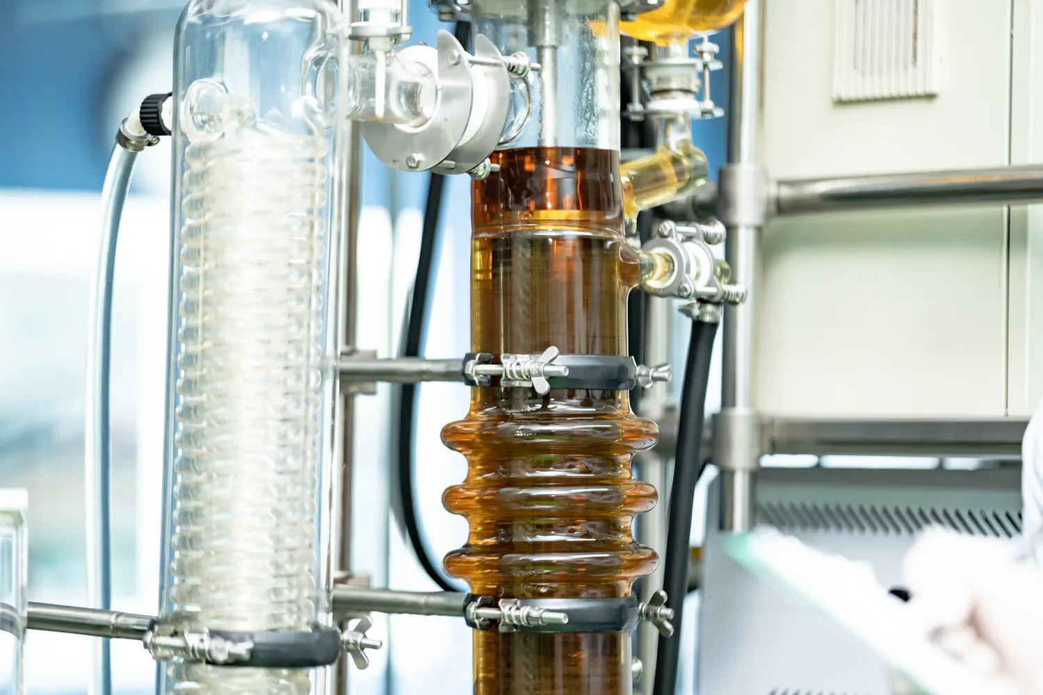 Proces odzysku rozpuszczalników