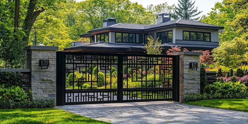 ozdobne ogrodzenie z Polski