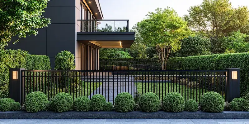 Moderne Zäune Polen