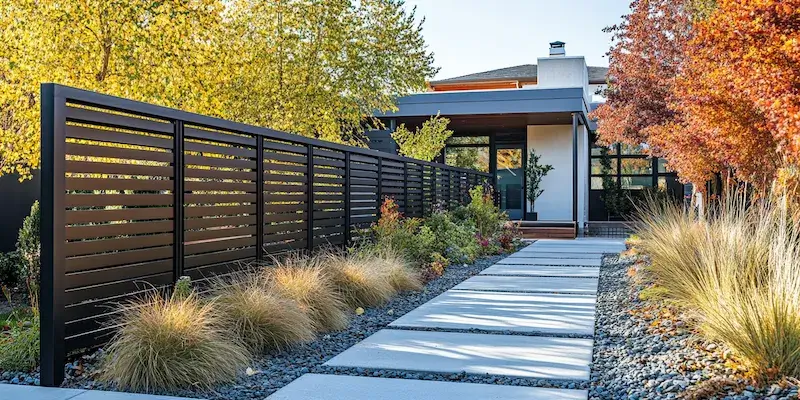 metalowe ogrodzenie z Polski