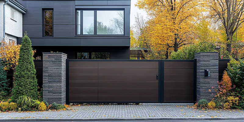 Alu Zäune aus Polen