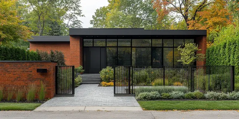 Gartenzaun Metall Polen