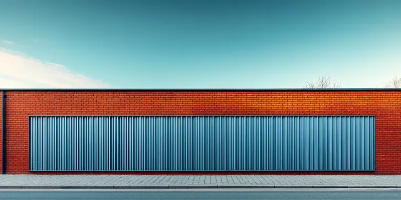 Modern Zaun aus Polen