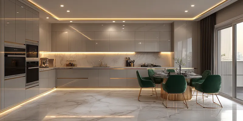 Co na ścianę między meble kuchenne?