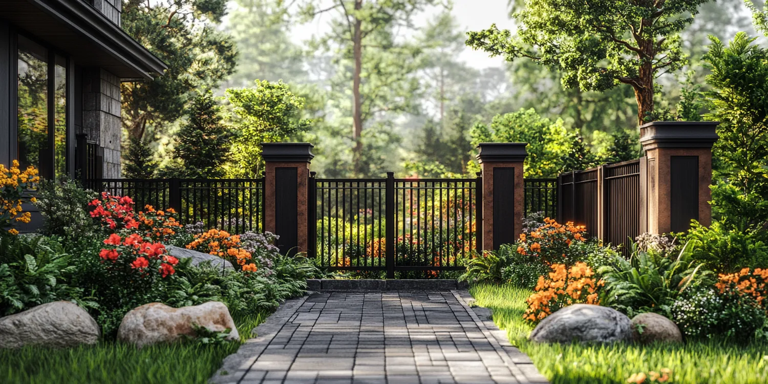 Design-Zäune aus Polen